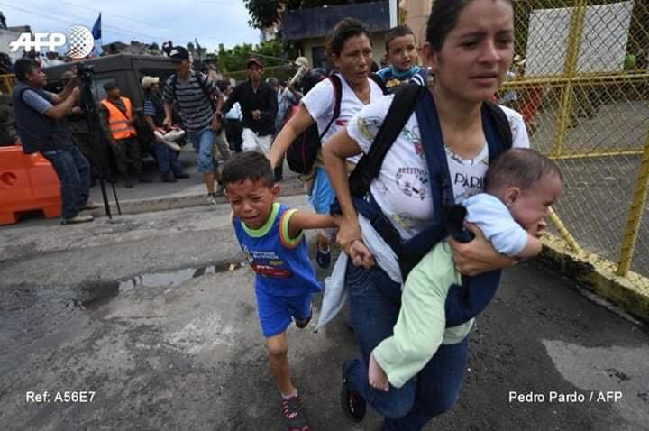 NUEVA CARAVANA MIGRATORIA PONE EN JAQUE A CENTROAMÉRICA  