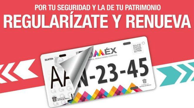 Inicia reemplacamiento 2019, gratuito en el Edomex