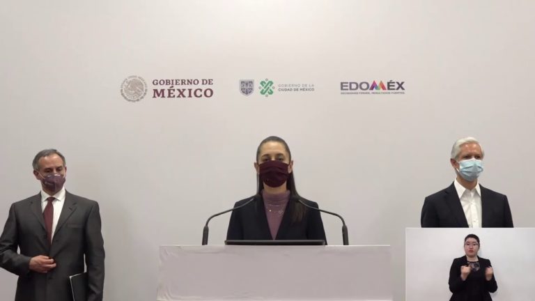 Anuncian Semáforo Rojo para el Edoméx y CDMX