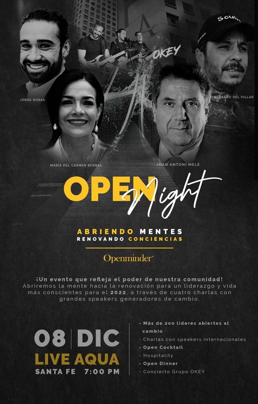 Openminder invita a su OPEN NIGHT