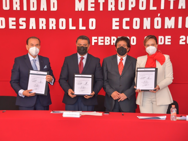 Firman Tlalnepantla y Atizapán de Zaragoza convenio de colaboración con el Instituto Mexiquense del Emprendedor