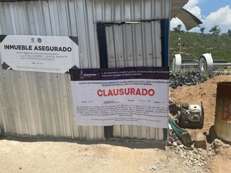 Naucalpan clausura de manera definitiva relleno sanitario en Santiago Tepatlaxco
